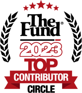 The Fund 2023 Top Contributor Circle Logo