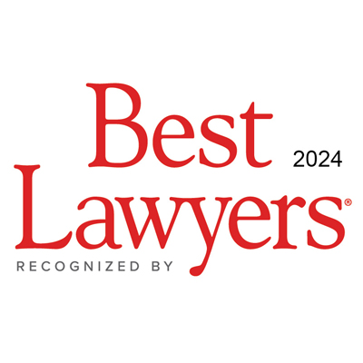 Best Lawyers logo 2024 recognition