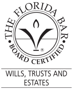Florida Bar Board Certified Wills Trusts and Estates Logo