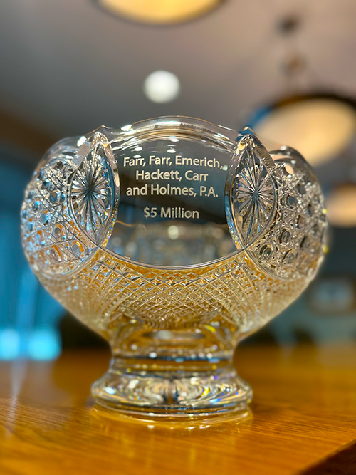 FarrLaw Crystal Award from The Fund