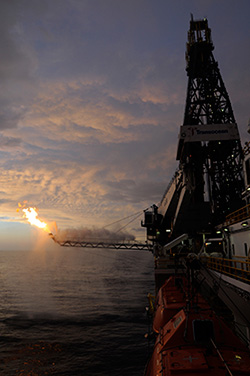 Oil Rig Platform at Sunset | BP Oil Spill Claims and the Unlicensed Practice of Law | Farr Law | Serving Southwest Florida (image)