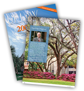 Fall 2012 UF LAW Magazine Quotes Jack Hackett | Farr Law | Serving Southwest Florida (image)